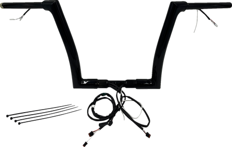 Handlebar Kit - Flat Top - 12\" - Black 2015 - 2015