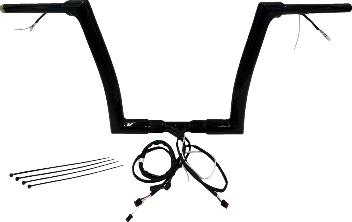 Handlebar Kit - Flat Top - 12\" - Black 2015 - 2015