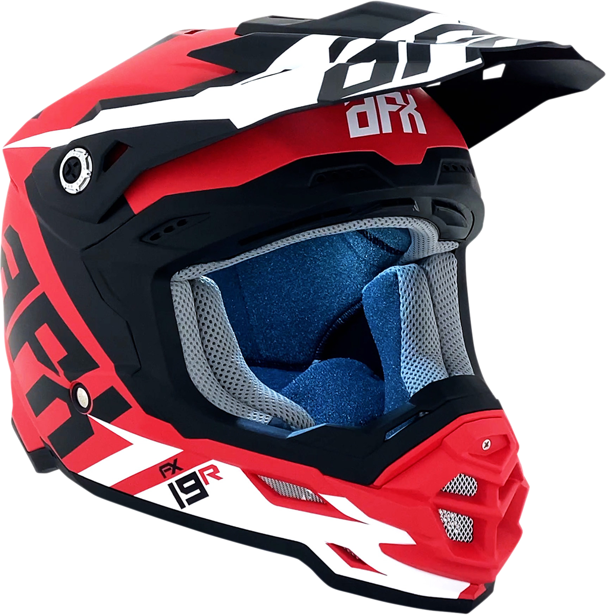 FX-19R Helmet - Racing - Matte Red - Large