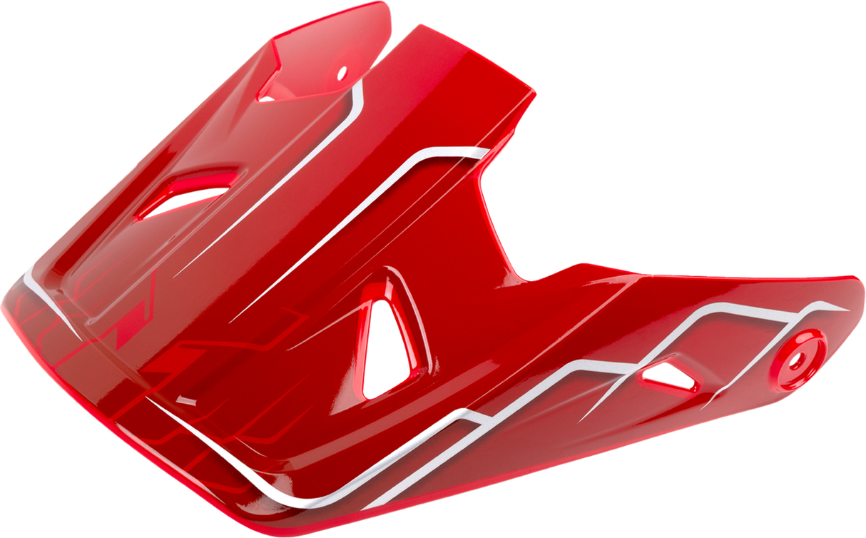 Rise 2.0 Visor - Red/Silver