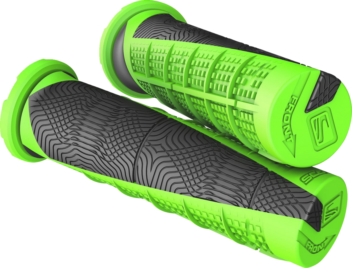 Grips - Deuce - ATV - Black/Neon Green