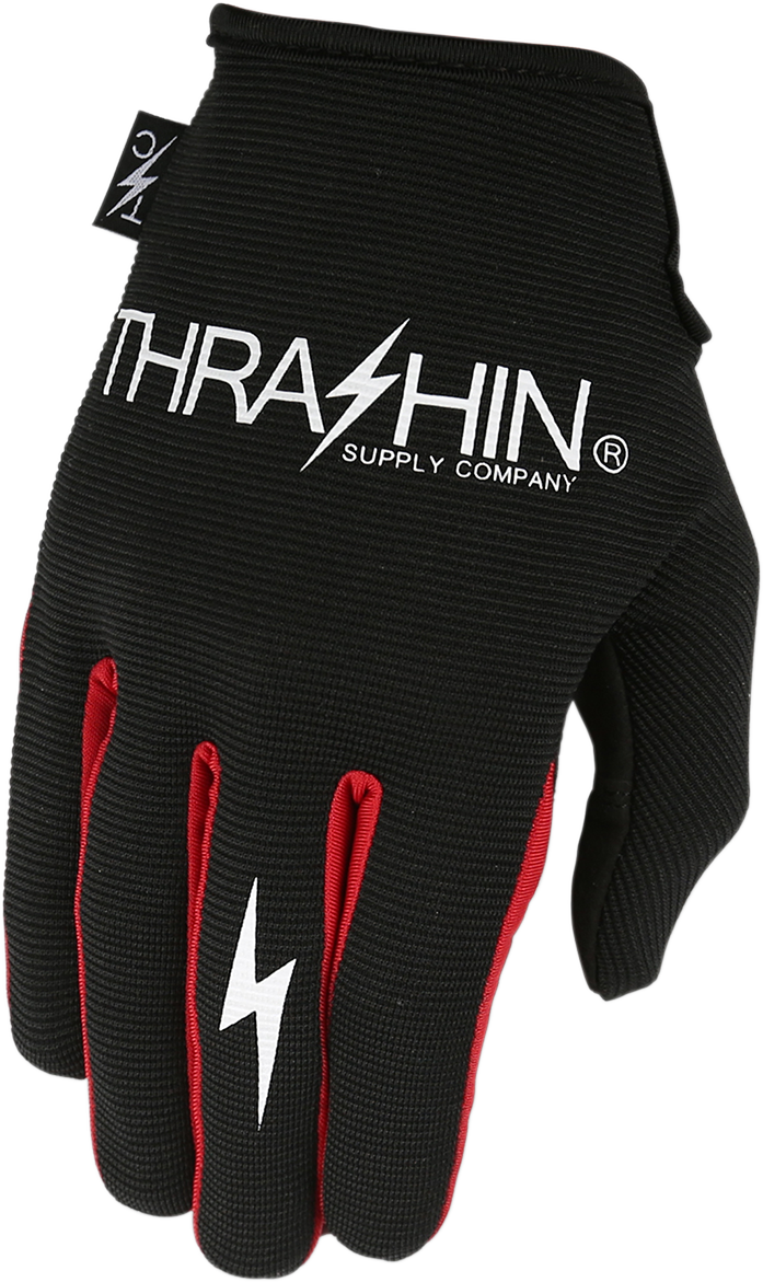 Stealth Gloves - Black/Red - Medium