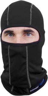 Coolskin Balaclava - Black/White stitching