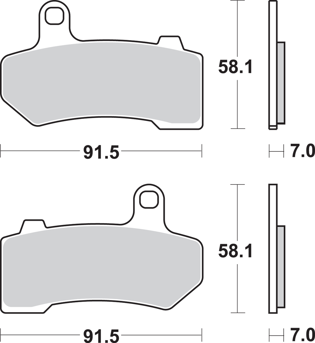 Sintered Brake Pads - Harley-Davidson 2008 - 2021