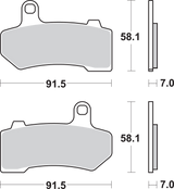 Sintered Brake Pads - Harley-Davidson 2008 - 2021