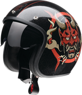 Saturn Helmet - Devilish - Gloss Black/Red - XL