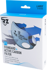 F1 Mask Filter - Carbon - 12PK - Large