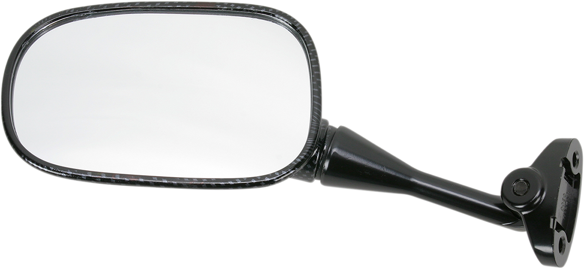 Mirror - Side View - Carbon Fiber - Rectangle - Left - Honda 1999 - 2006