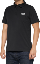 Corpo Polo Shirt - Black/White - Small