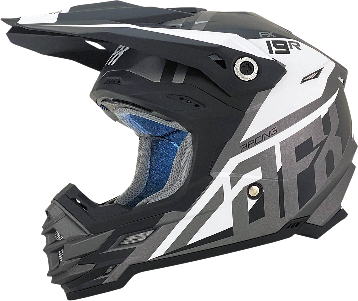 FX-19R Helmet - Racing - Frost Gray - Small