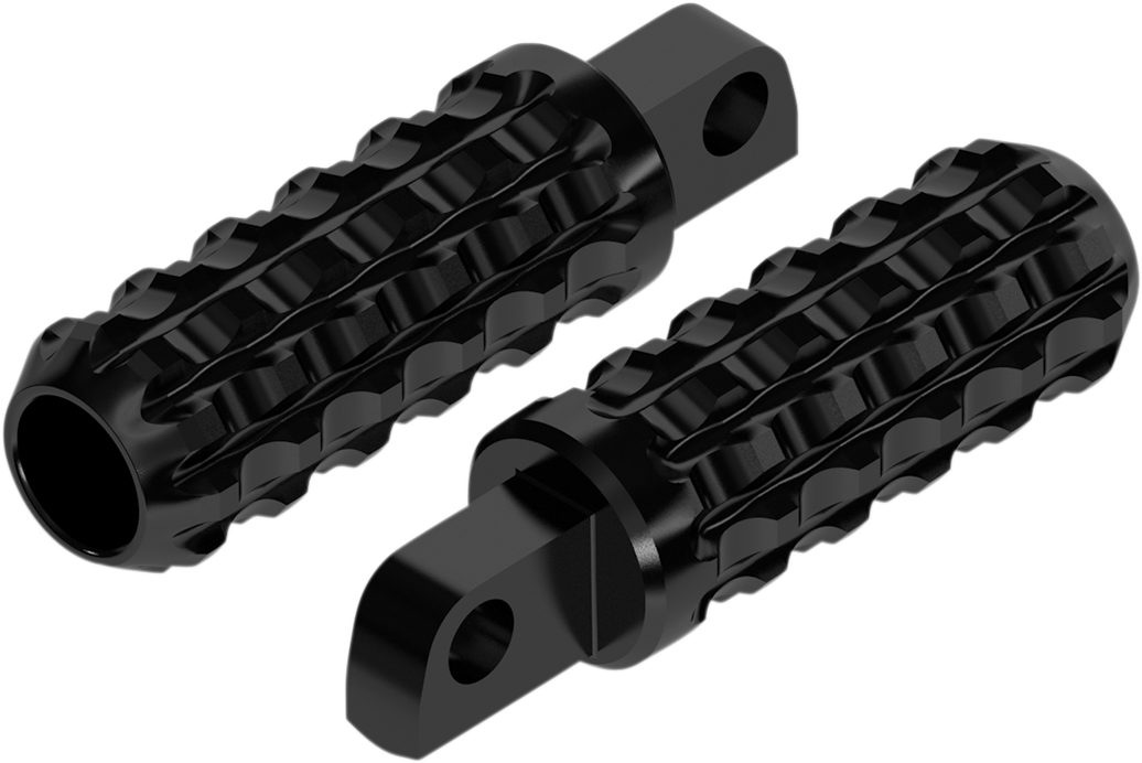 Traction Footpegs - Black - Universal