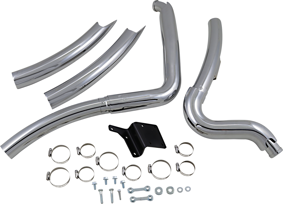 Big Radius Chrome Exhaust 1991 - 2005