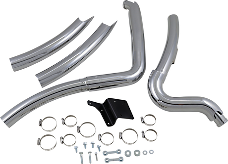 Big Radius Chrome Exhaust 1991 - 2005