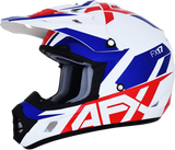 FX-17 Helmet - Aced - Red/White/Blue - Large