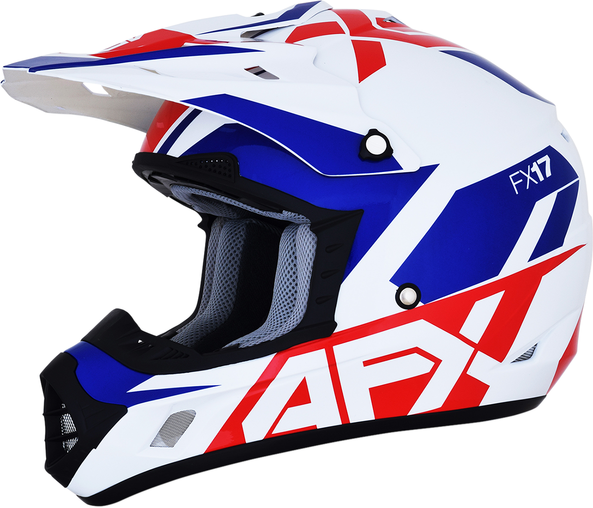 FX-17 Helmet - Aced - Red/White/Blue - Large