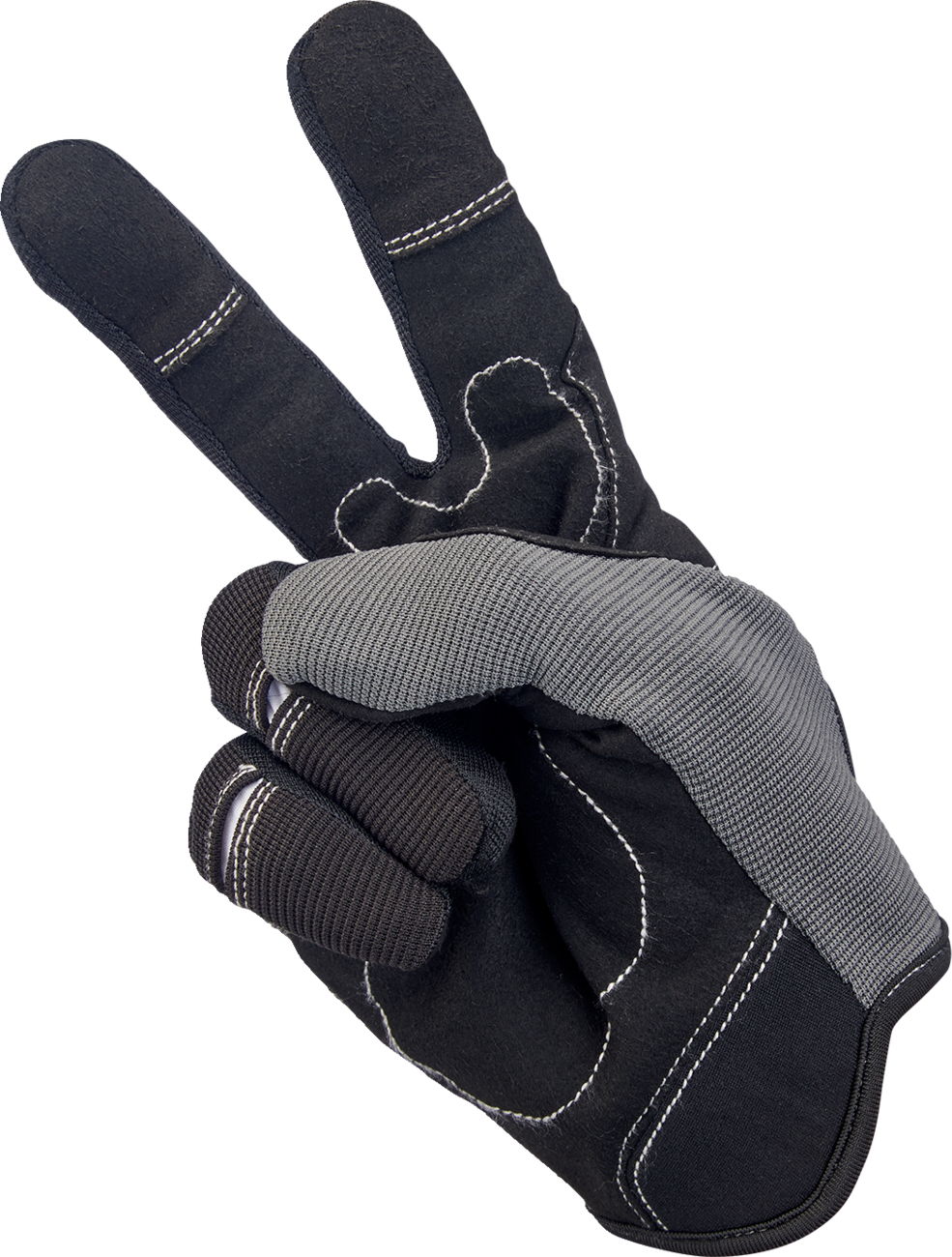 Moto Gloves - Gray/Black - Large