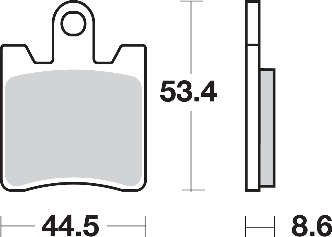 HS Brake Pads - FJR 1300 - 740HS 2006 - 2016