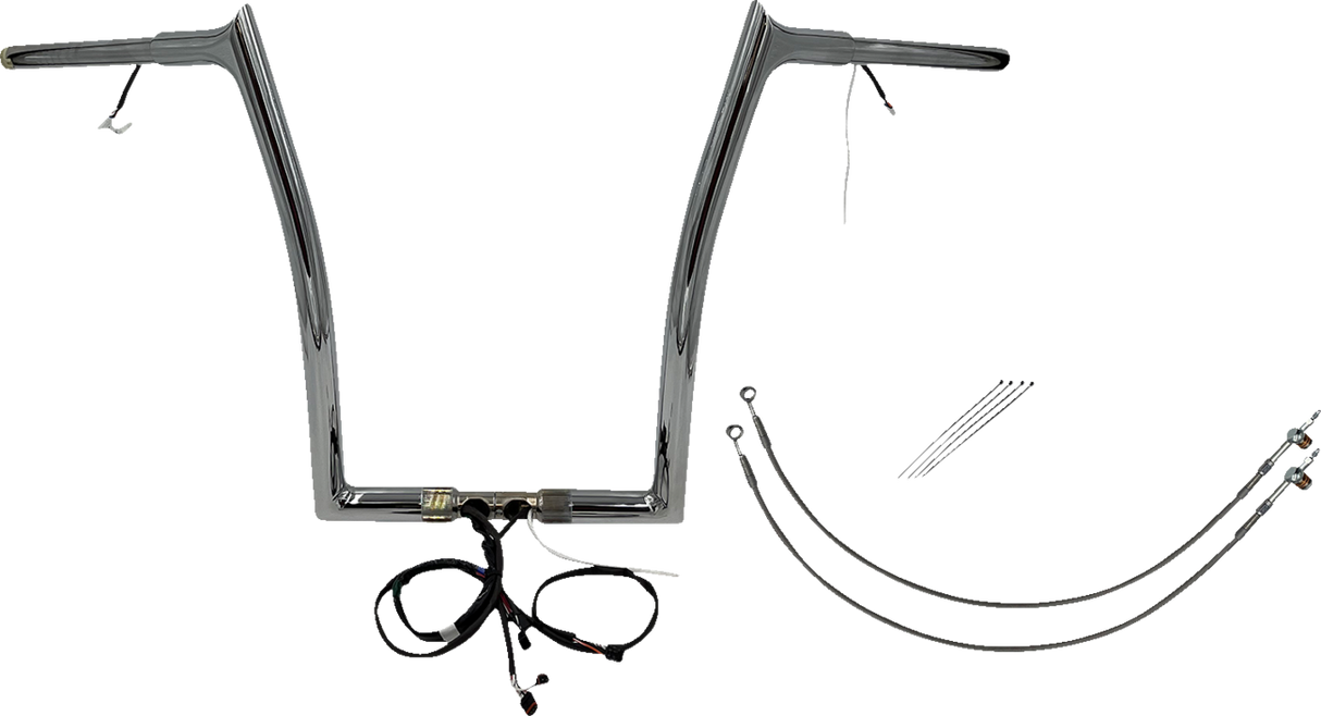 Handlebar Kit - Pointed Top - 16\" - Chrome 2016 - 2020