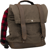 Roll Top Backpack - Dark Oak