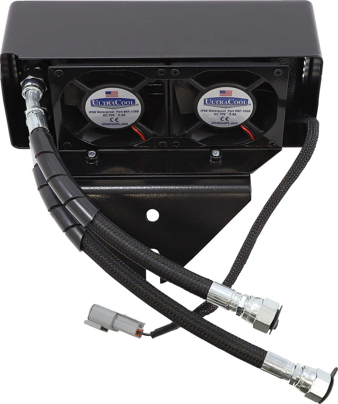 Oil Cooler Kit - Flat Black - Dyna 1993 - 2017