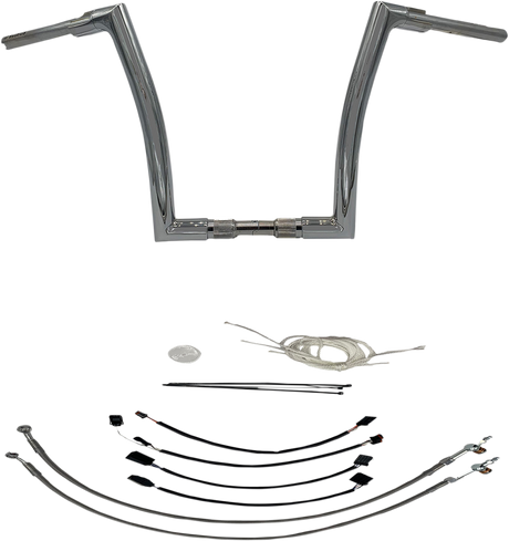 Handlebar Kit - Flat Top - 14\" - Chrome 2018 - 2020