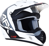 FX-17 Helmet - Aced - Matte White/White - Large