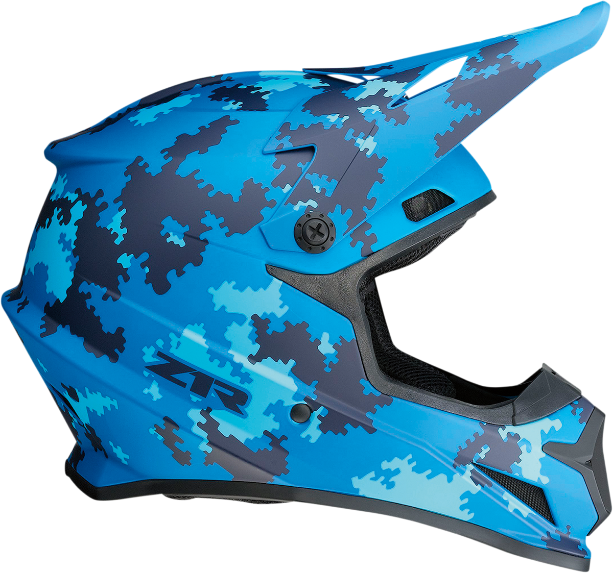 Rise Helmet - Digi Camo - Blue - XS