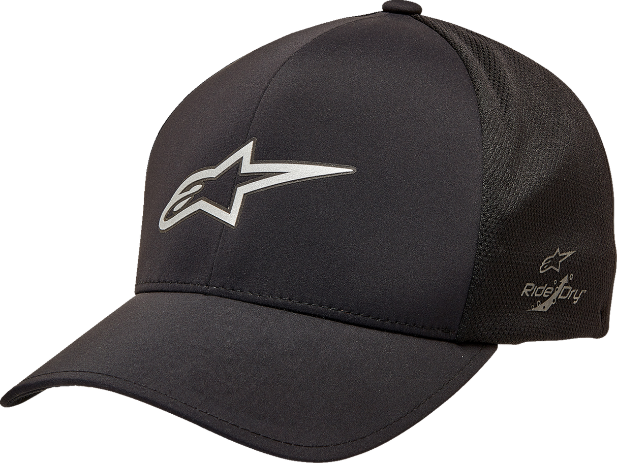 Ageless Mesh Delta Hat - Black - Small/Medium