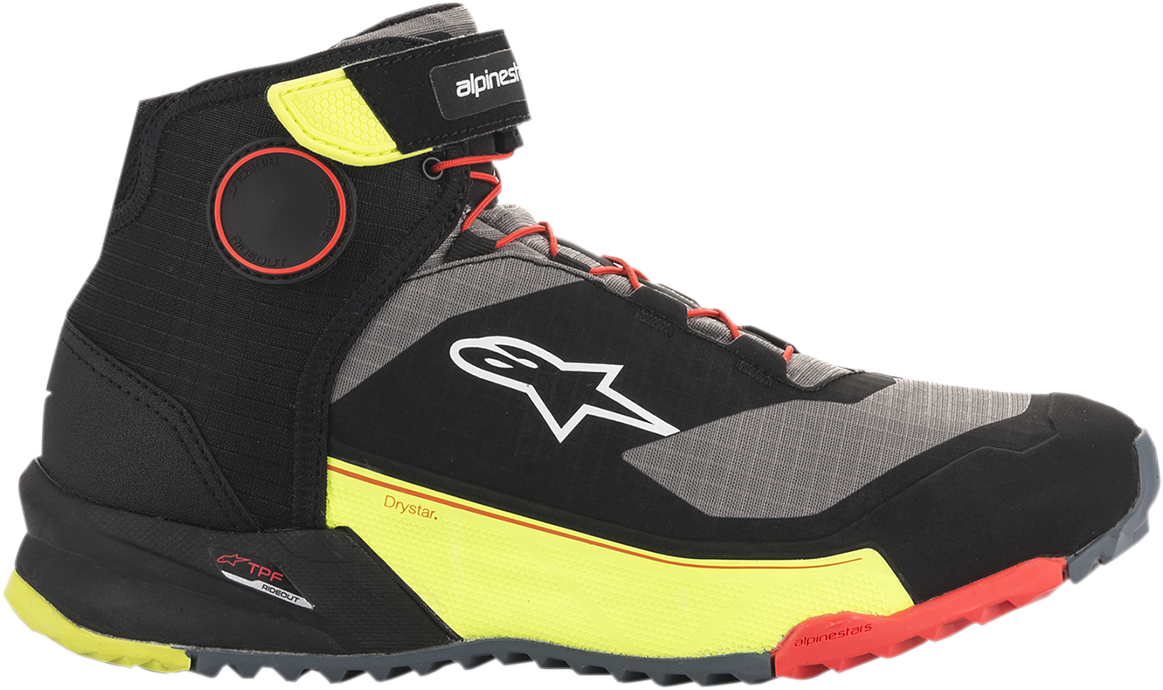 CR-X Drystar® Shoes - Black/Red/Yellow Fluorescent - US 8