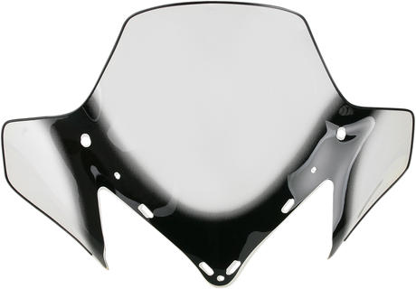 Windshield - 15-1/2\" - Smoke/Black - Yamaha 2003 - 2018