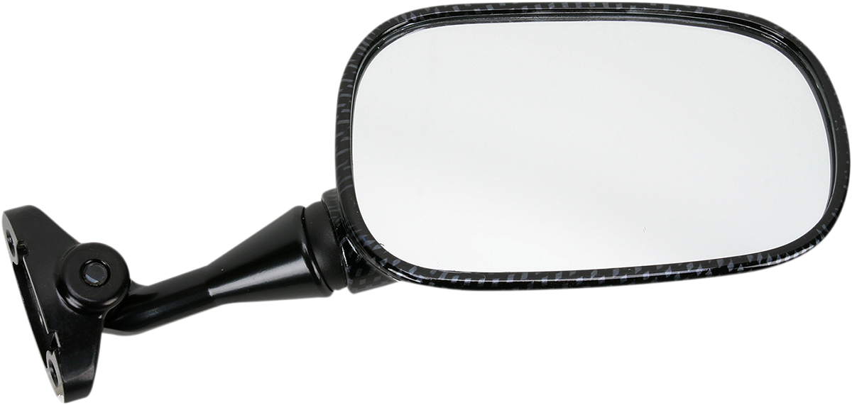 Mirror - Side View - Carbon Fiber - Rectangle - Right - Honda 2000 - 2003