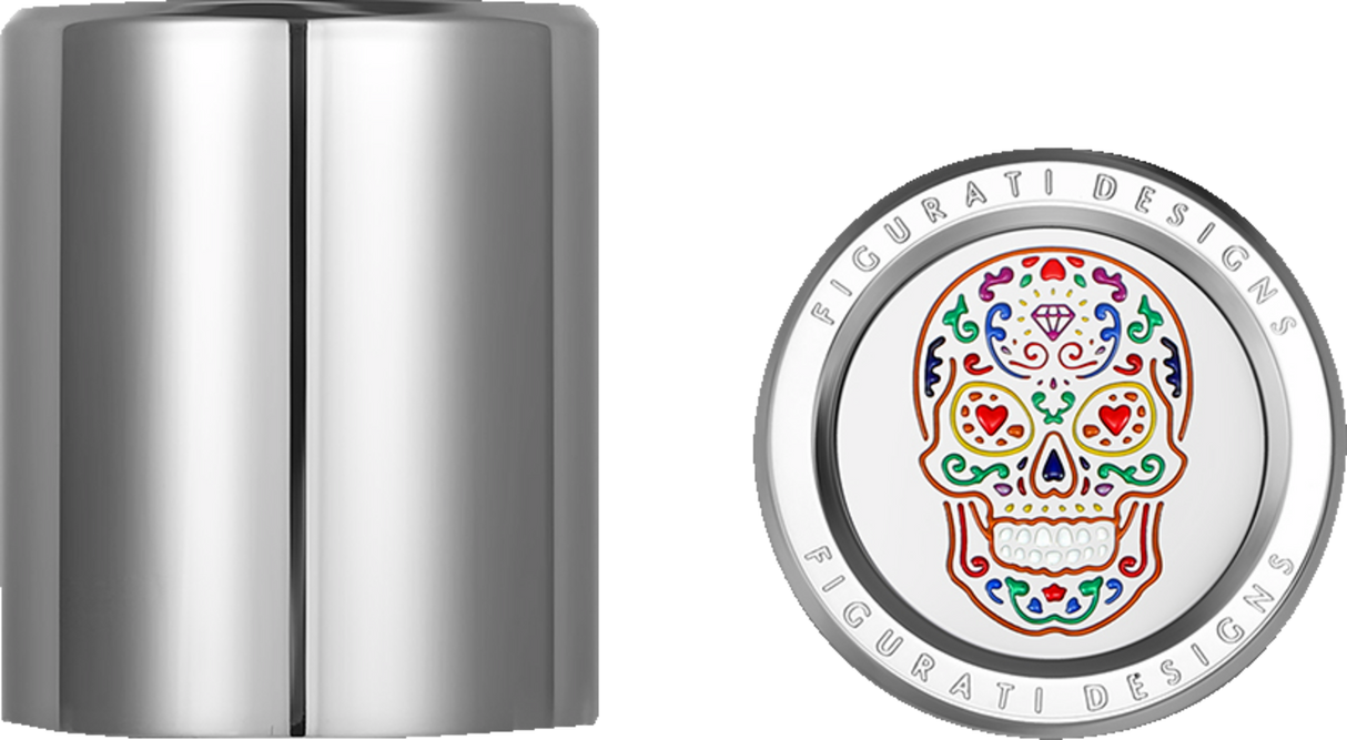 Docking Cover - Short - Mirror Polished - Sugar Skull