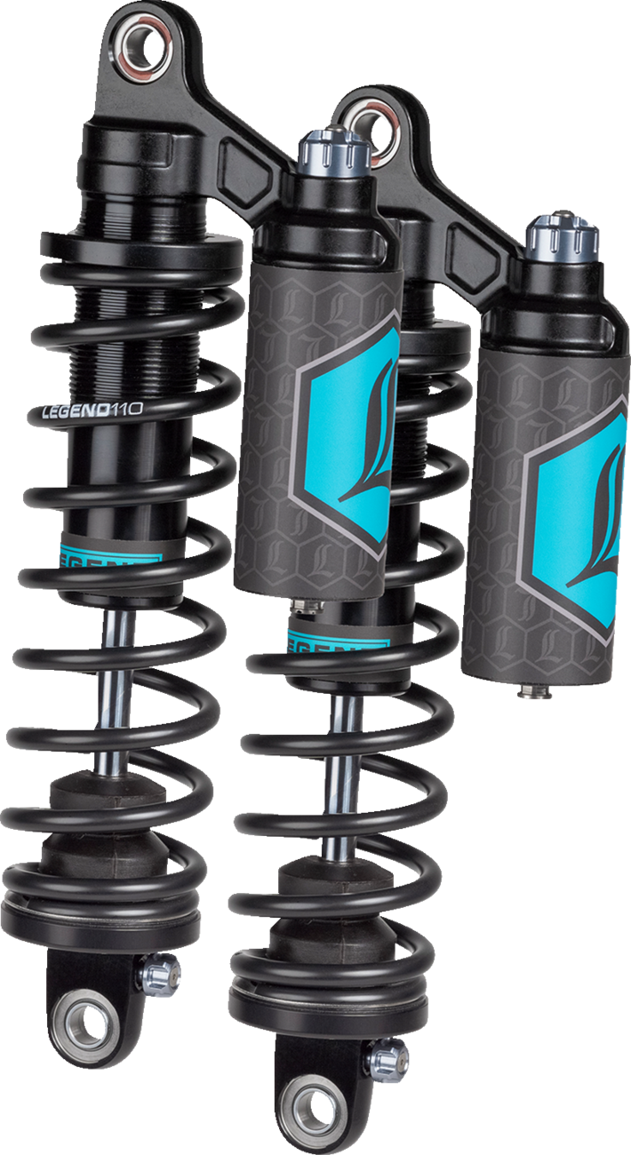 REVO ARC Piggyback Shocks - Standard - Black - 13\" - \'99-\'17 Dyna 1999 - 2017