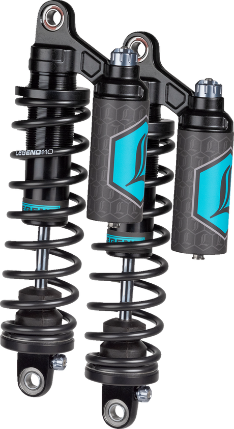 REVO ARC Piggyback Shocks - Standard - Black - 13\" - \'99-\'17 Dyna 1999 - 2017