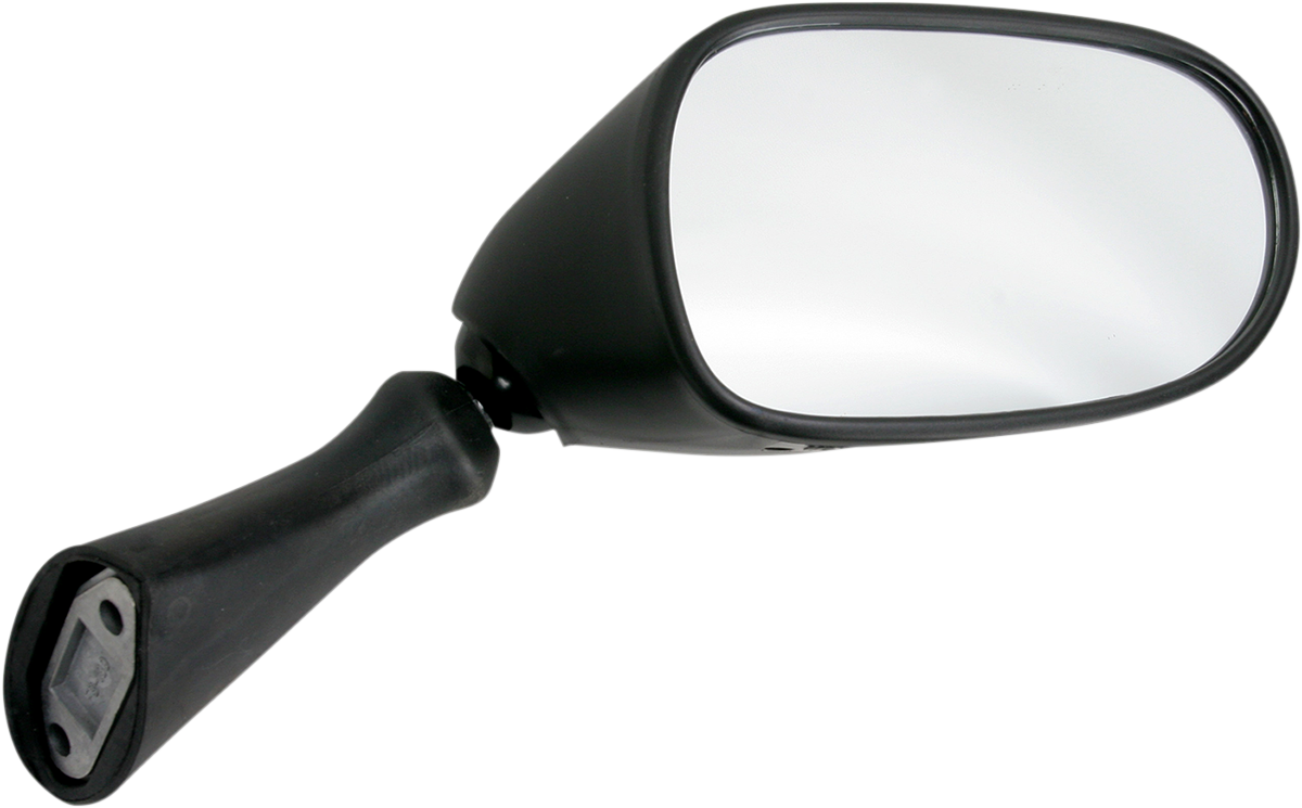 Mirror - Side View - Oval - Black - Right 1998 - 2002