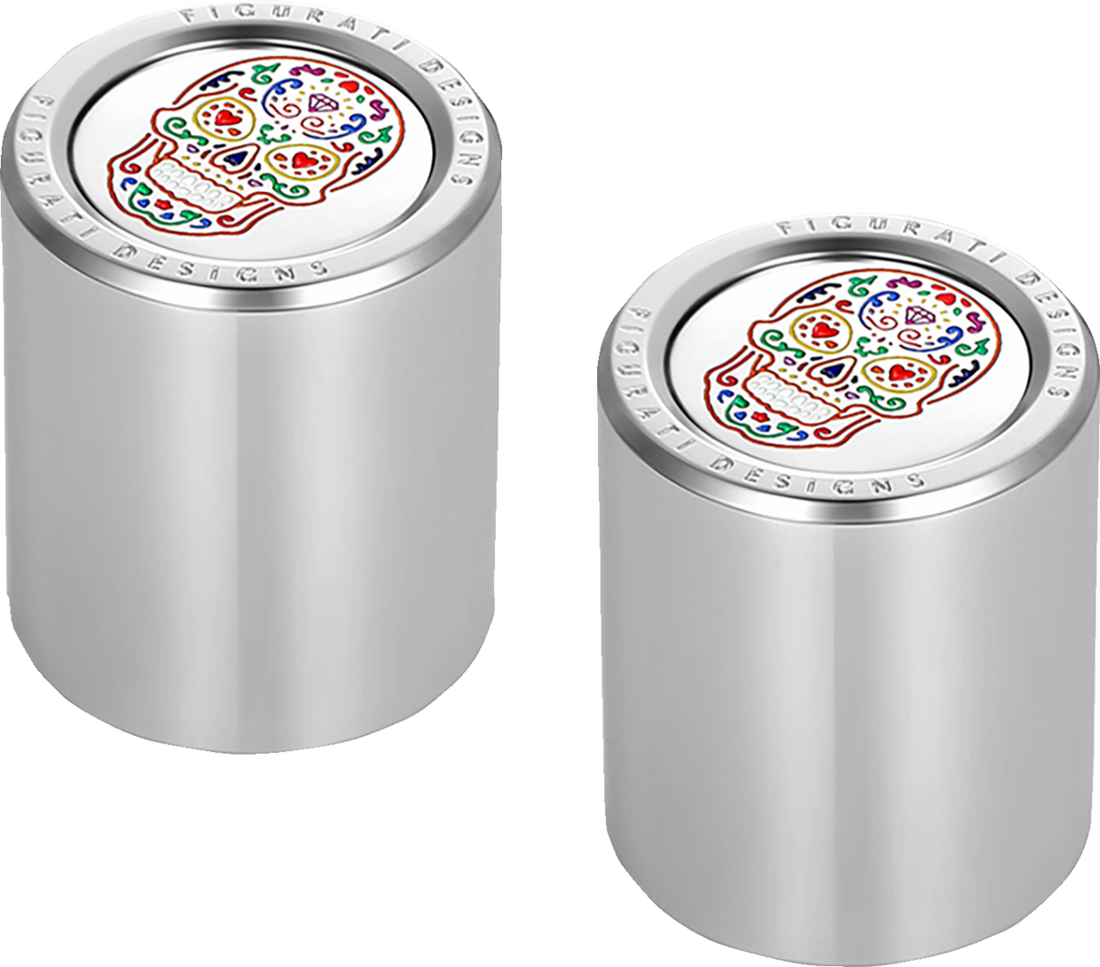 Docking Cover - Short - Mirror Polished - Sugar Skull