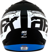 FX-17Y Helmet - Attack - Matte Black/Blue - Medium