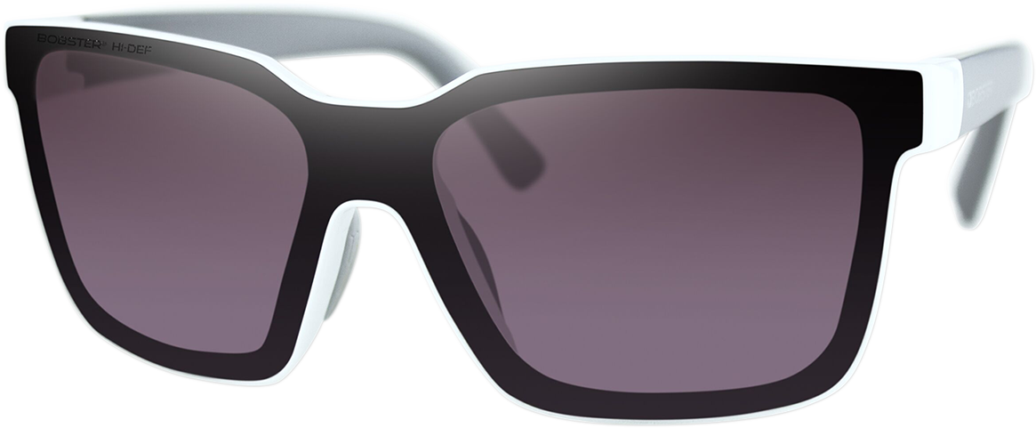 Boost Sunglasses - Gloss White Gray Temples