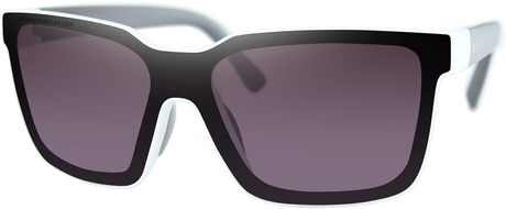 Boost Sunglasses - Gloss White Gray Temples