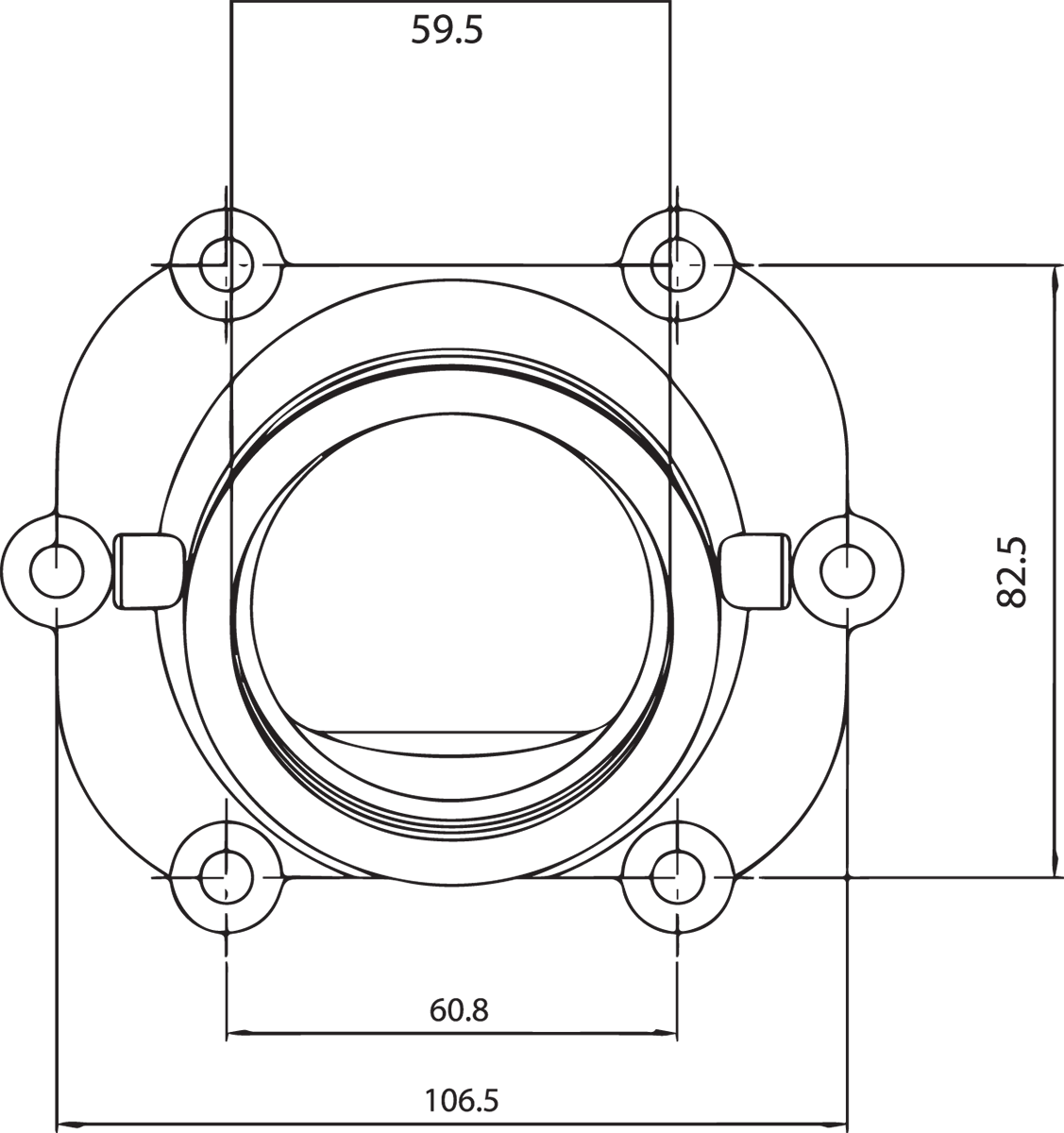 Carburetor Mounting Flange - Polaris 2005 - 2006