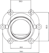 Carburetor Mounting Flange - Polaris 2005 - 2006