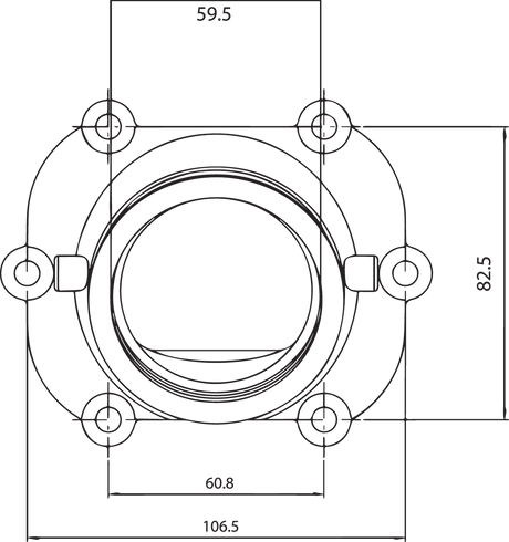 Carburetor Mounting Flange - Polaris 2005 - 2006