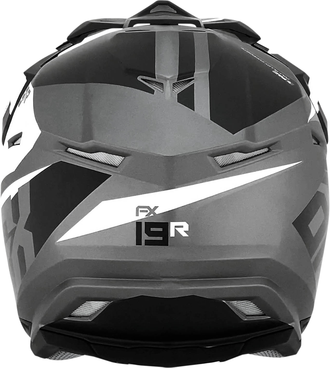 FX-19R Helmet - Racing - Frost Gray - Large