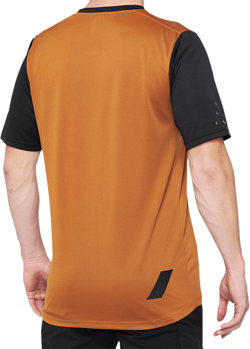 Ridecamp Jersey - Terracotta/Black - Large