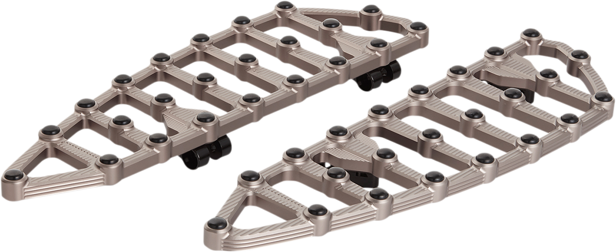 MX Driver Floorboards - Titanium 1984 - 2020