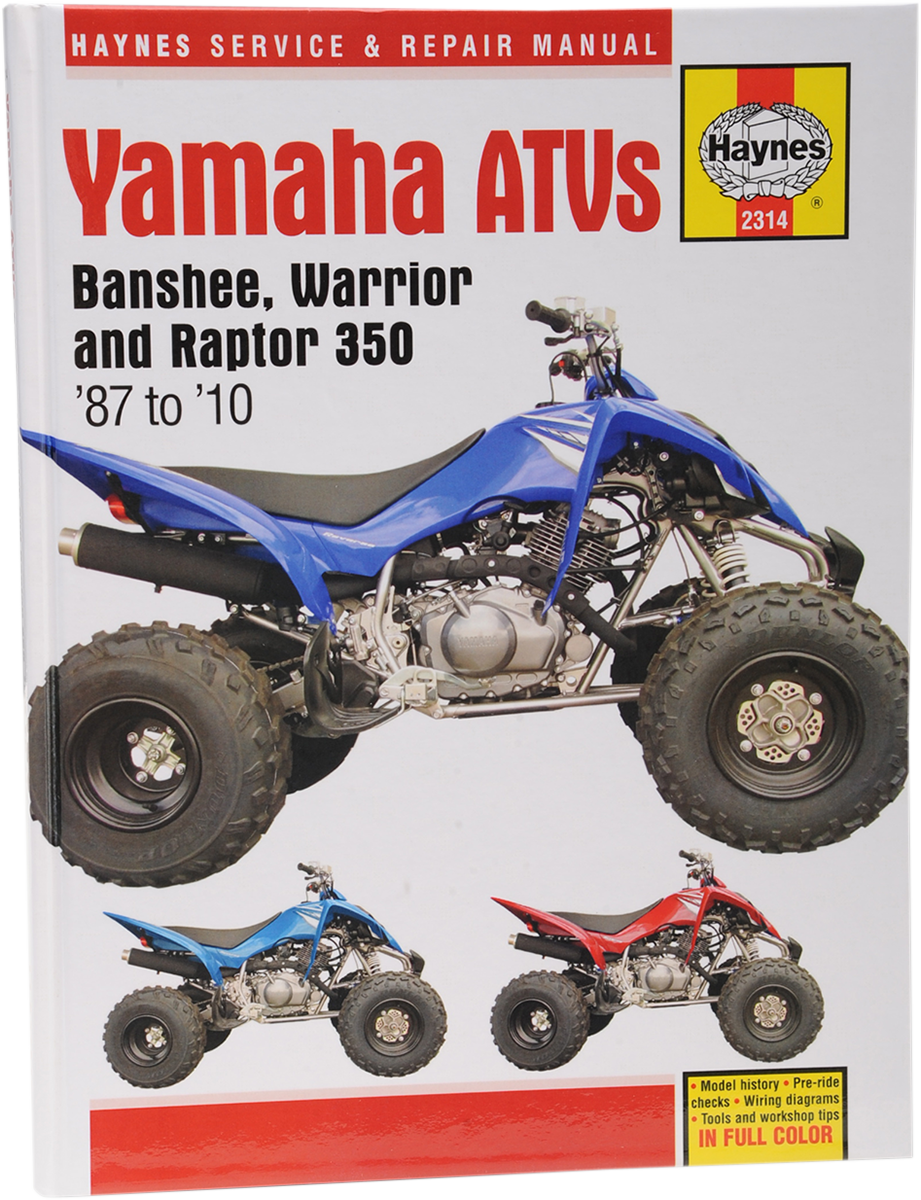 Manual - Yamaha YFM350X/YFZ350 1987 - 2003