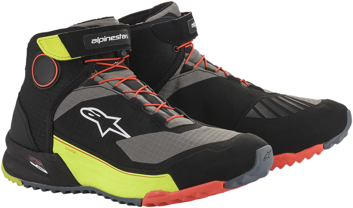 CR-X Drystar® Shoes - Black/Red/Yellow Fluorescent - US 9