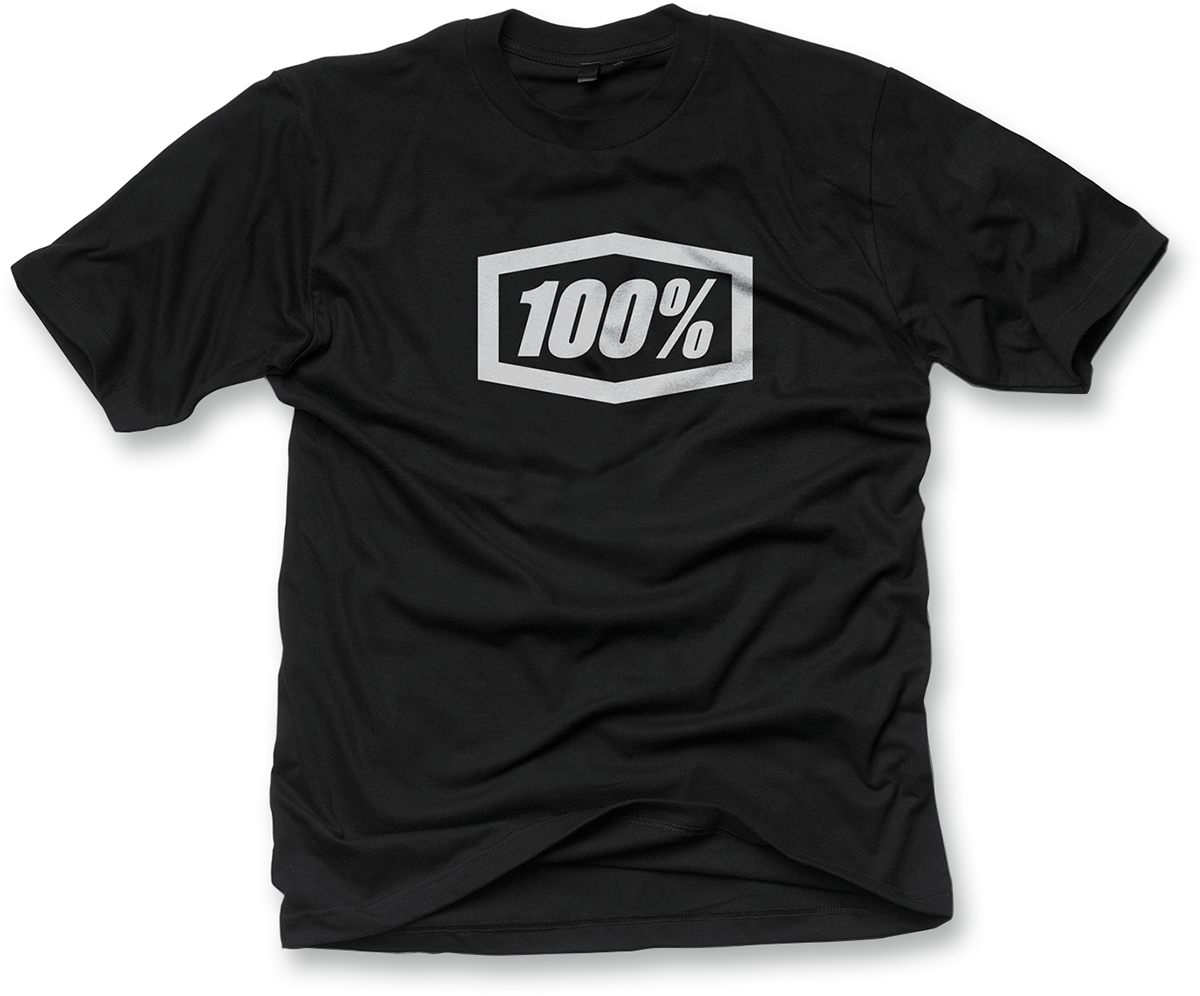 100% Icon T-Shirt - Black - XL