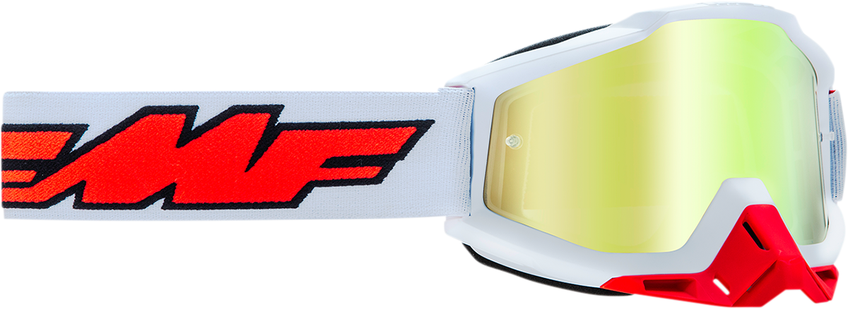 PowerBomb Goggles - Rocket - White - True Gold