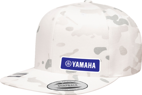 Yamaha Snapback Hat - Camo White